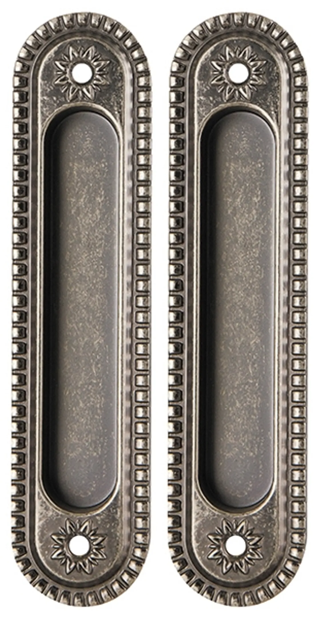 Ручка для раздвижных дверей SH.CL152.010 (SH010/CL) AS-9 Античное серебро