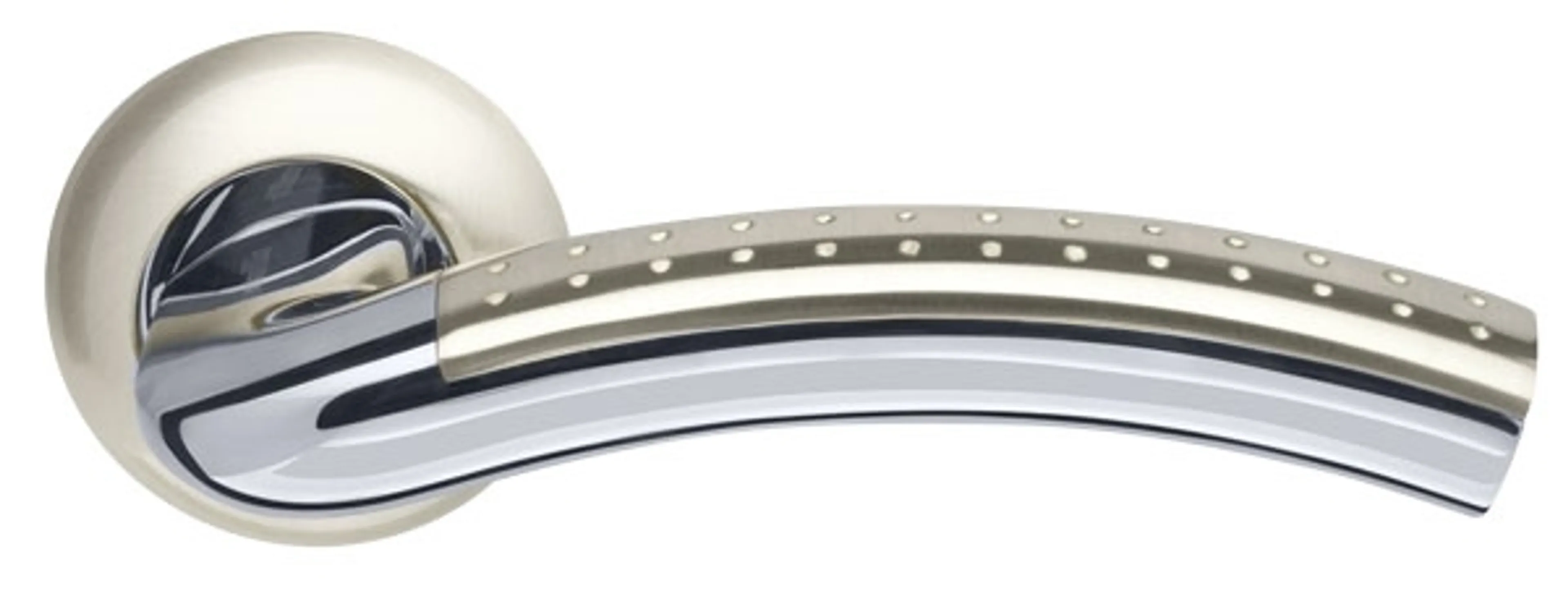 Ручка раздельная R.LD54.Libra26 (Libra LD26) SN/CP-3 TECH (кв. 8х140) Матовый никель/хром