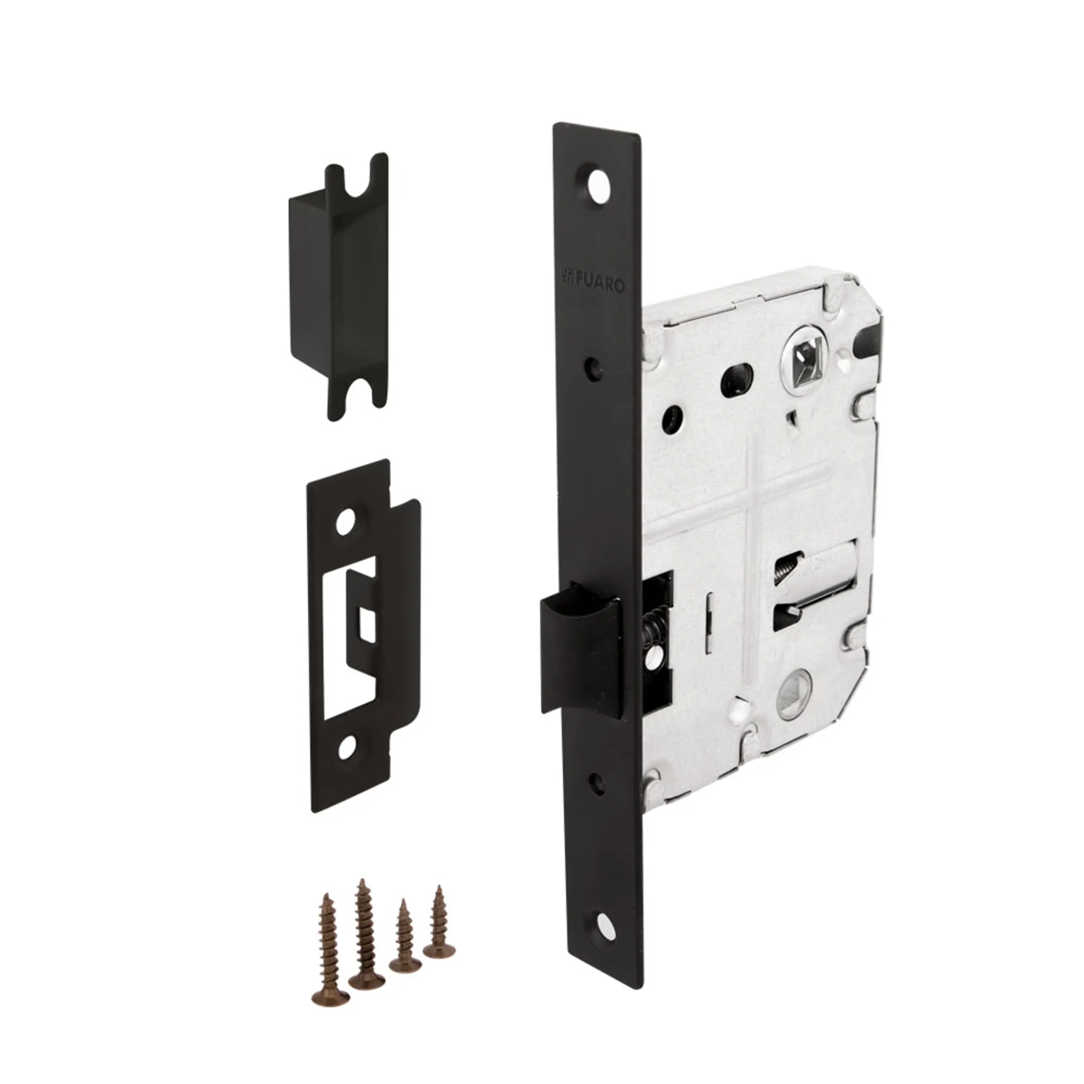Защелка врезная PLASTP72-50 (P72-50) BL Черный