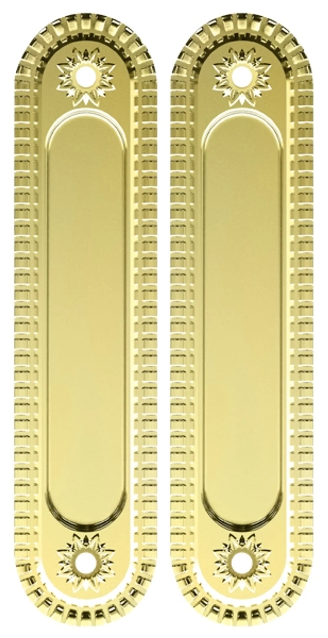 Ручка для раздвижных дверей SH.CL152.010 (SH010/CL) GOLD-24 Золото 24К