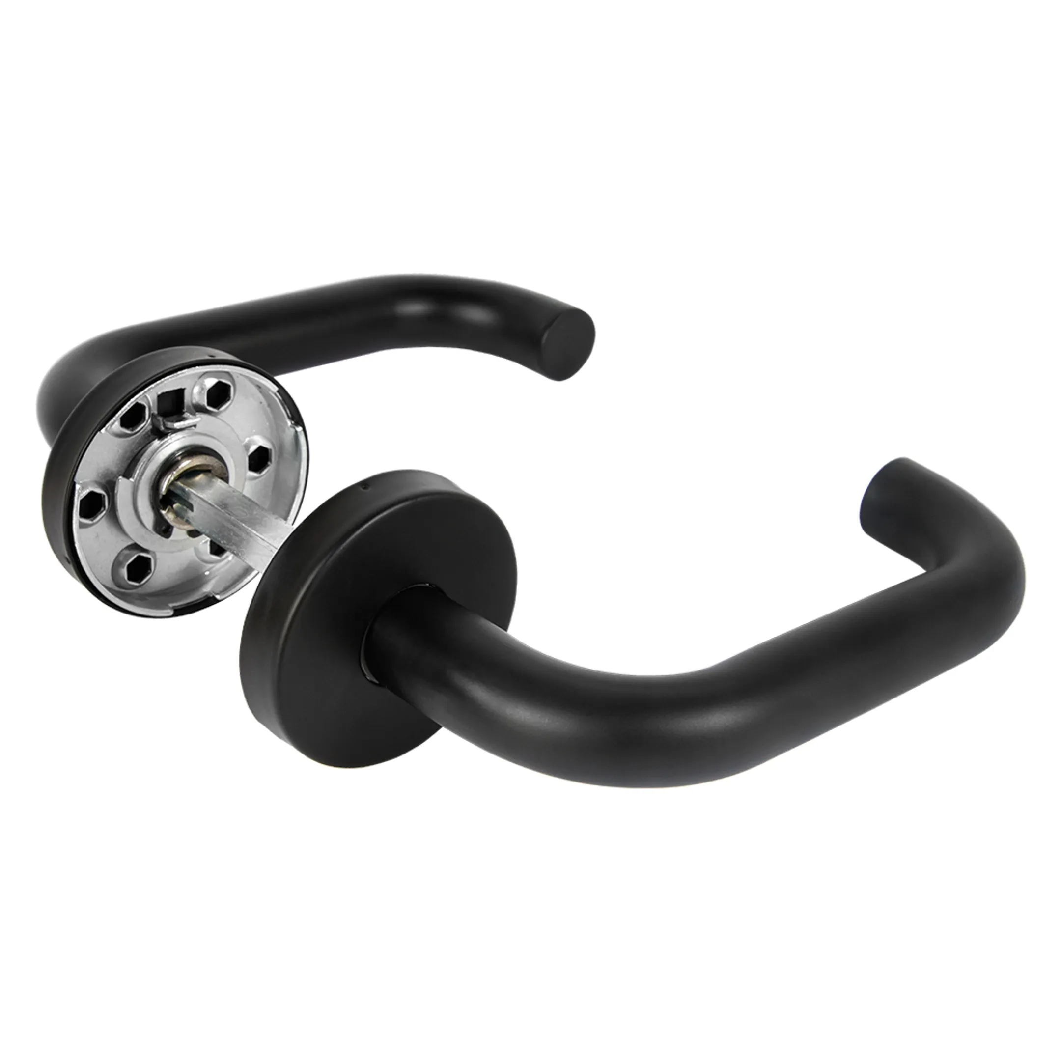 Ручка раздельная R.DSS201-0203/19 (DSS-0203/19) (INOX 201) BLACK Черный