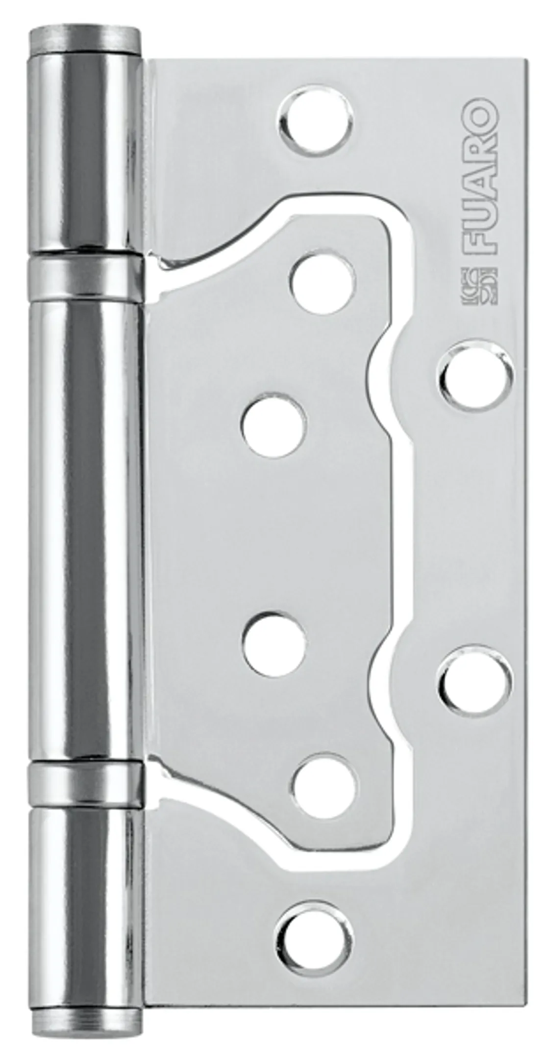 Петля универсальная без врезки IN4500W-BL CP (500-2BB/BL 100x2,5) БЛИСТЕР Хром