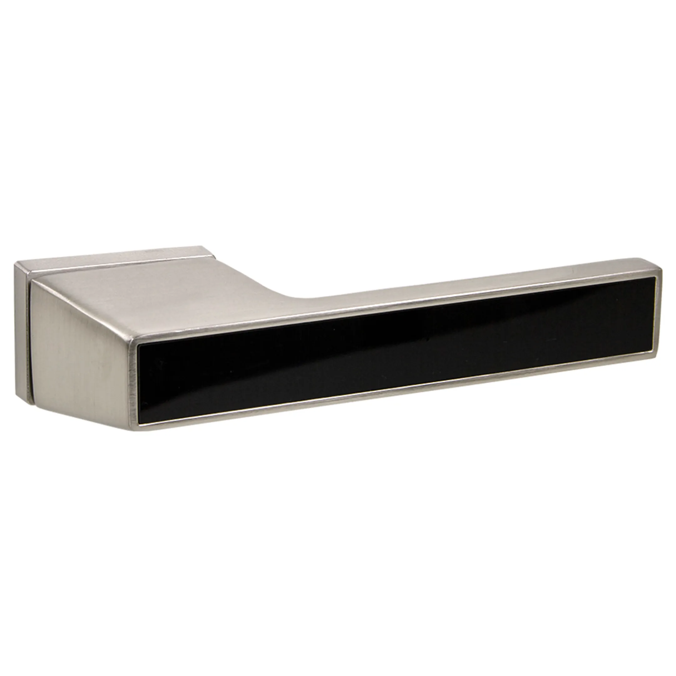 Ручка раздельная LM/Z K.QS52.TITAN SN/BL-3 никель/ Черный
