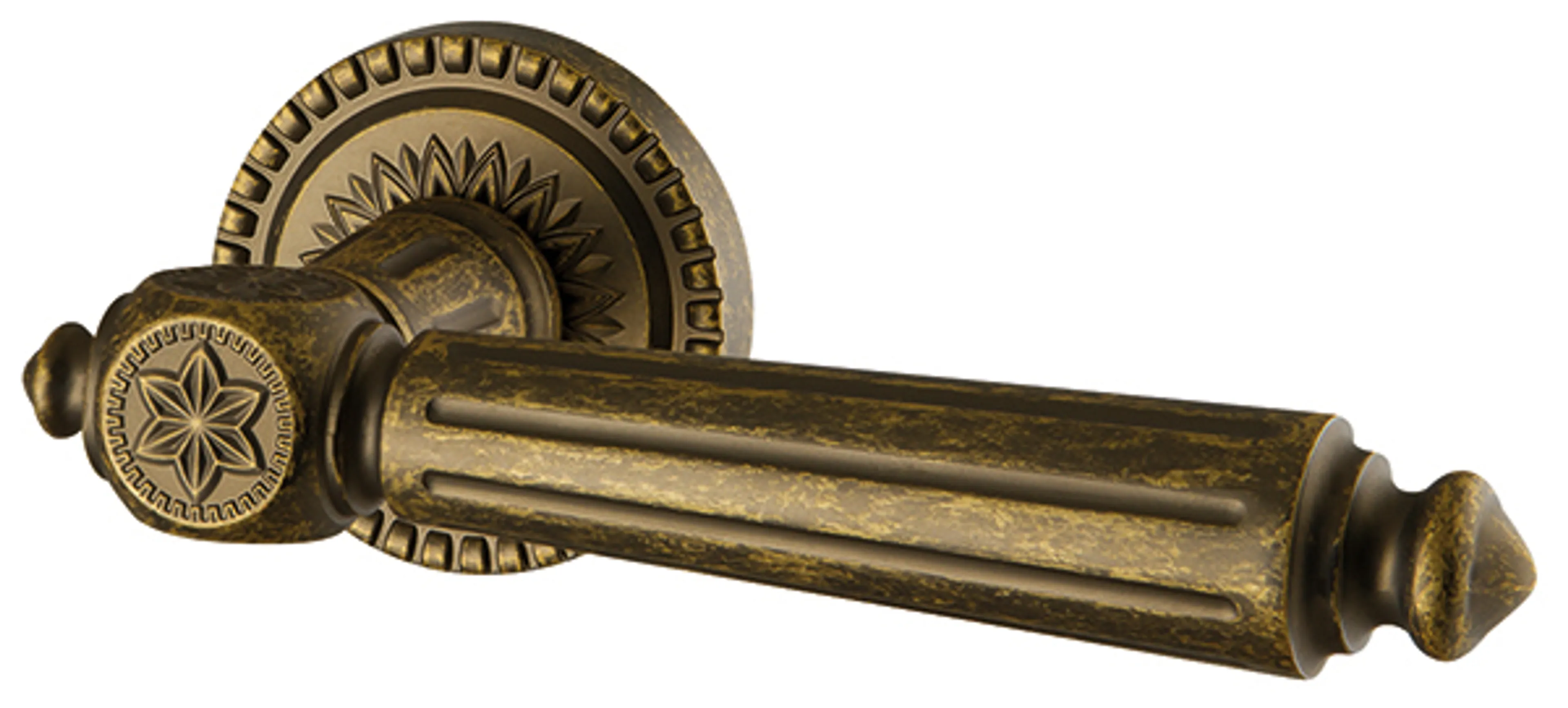 Ручка раздельная R.CL55.Matador (Matador CL4) OB-13 Античная бронза
