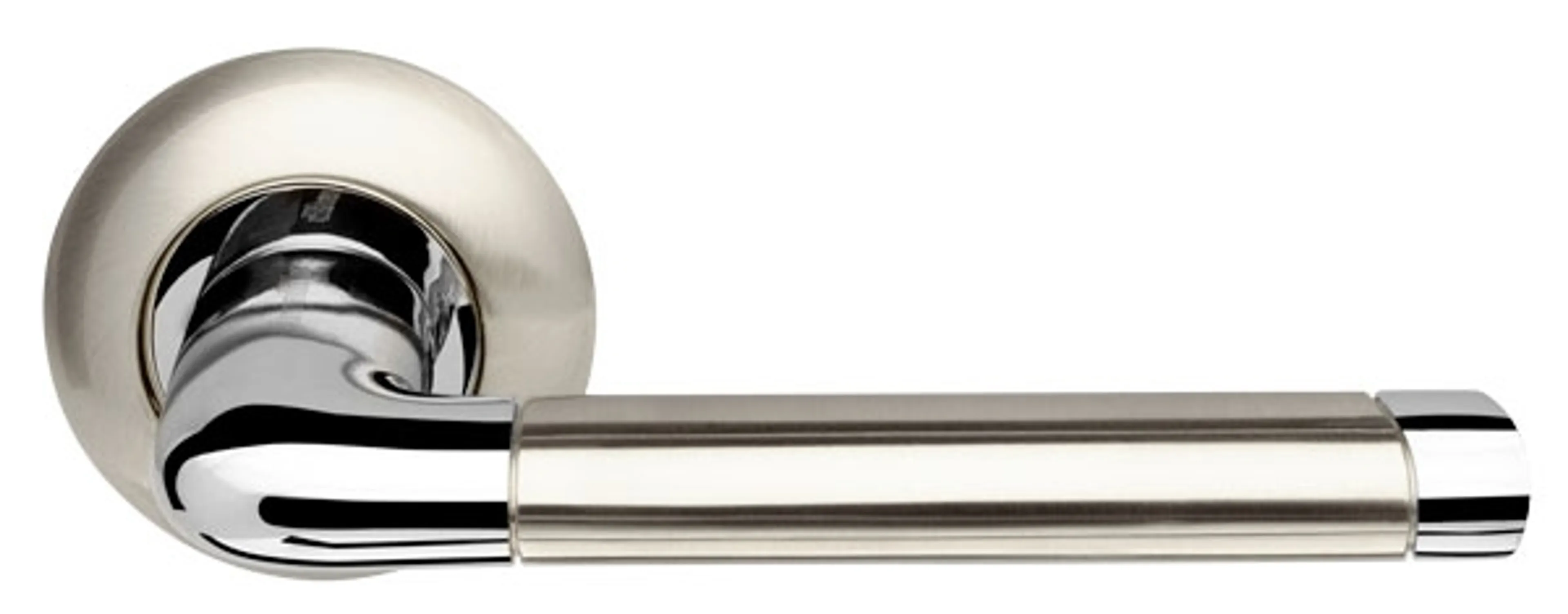 Ручка раздельная R.LD54.Stella (Stella LD28) SN/CP-3 TECH (кв. 8х140) Матовый никель/хром
