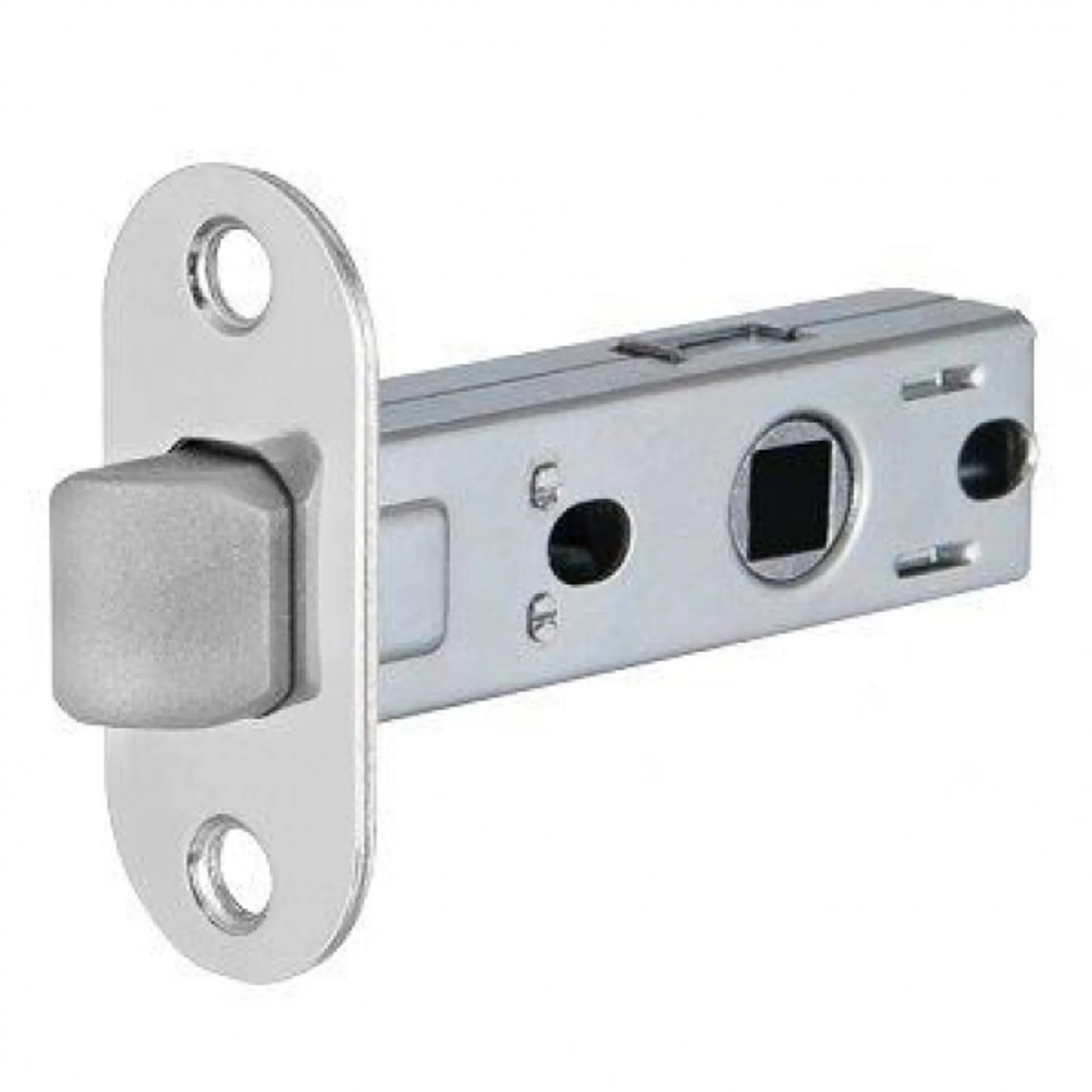 Защелка PLASTPL45-R25 (PL45-R25) (врезная) SN мат. никель тех.упаковка без ответной планки Матовый никель