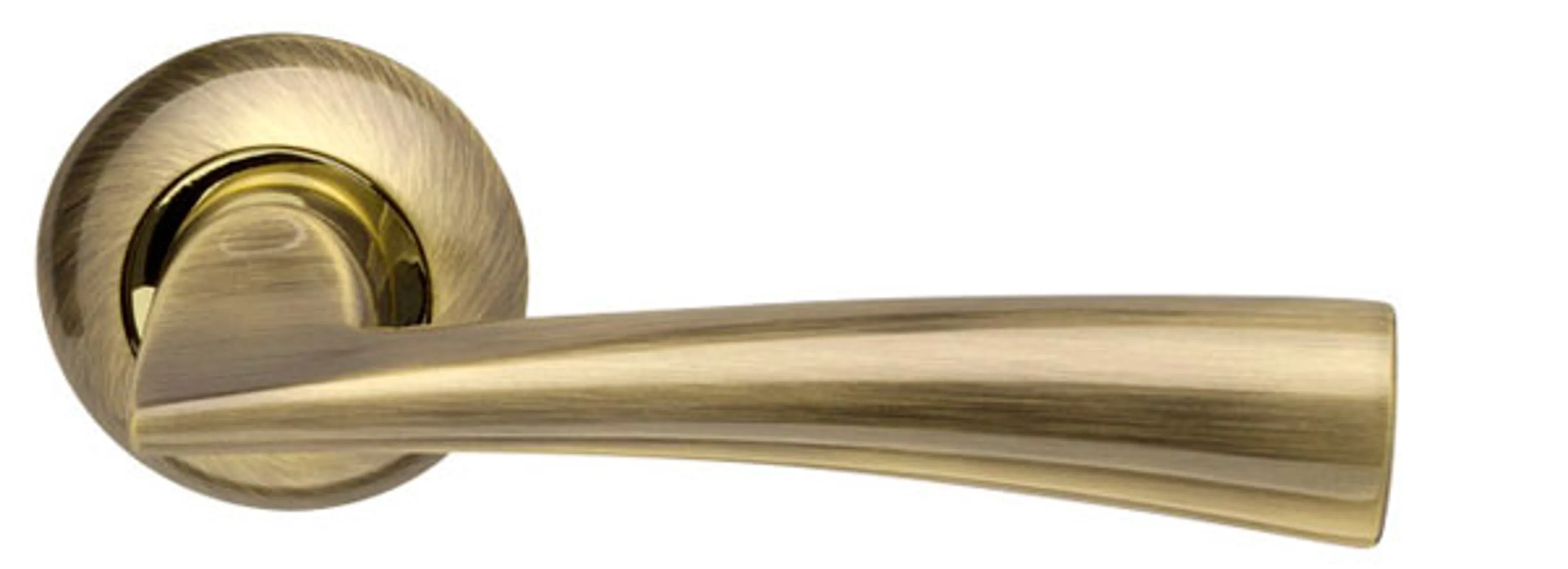 Ручка раздельная R.LD54.Columba (Columba LD80) AB/GP-7 Бронза/золото