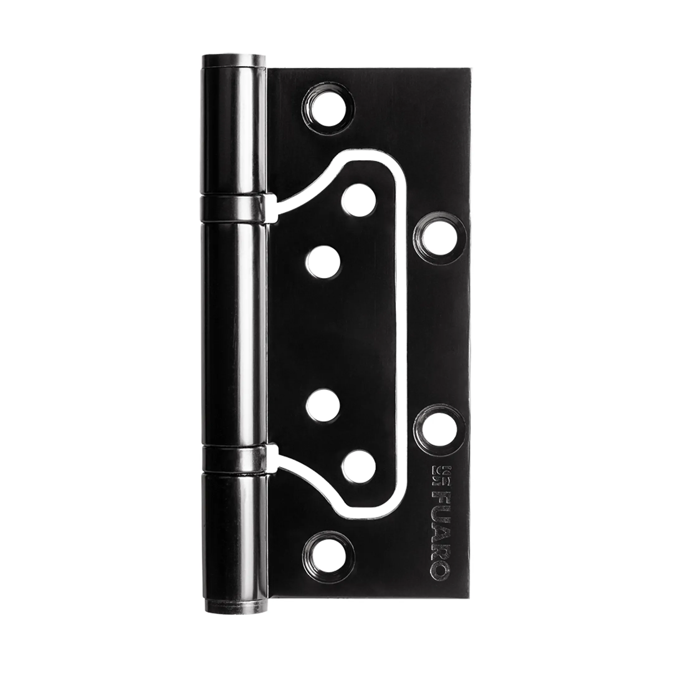 Петля из нержавейки универсальная без врезки IN4500W INOX 304 BL (500-2BB 100x2,5) Черный